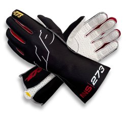 Minus 273 MNS-1 karting handsker, sort/rd, str. 3XS - XL