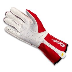 Minus 273 MNS-1 karting handsker, rd/hvid,  str. 3XS - XL