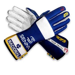 Minus 273 AYRTON SENNA karting handsker, bl,  str. 3XS - XL
