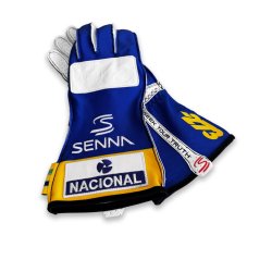Minus 273 AYRTON SENNA karting handsker, bl,  str. 3XS - XL