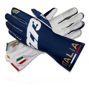 Minus 273 ITALIA Type-2 karting handsker, marinebl/hvid/rd,  str. 3XS - XL