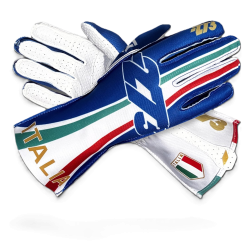 Minus 273 ITALIA Type-4 karting handsker, bl�/tricolore,  str. 3XS - XL