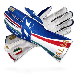 Minus 273 ITALIA Type-4 karting handsker, bl�/tricolore,  str. 3XS - XL
