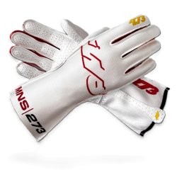 Minus 273 MNS-1 karting handsker, hvid/rd/sort/gul,  str. 3XS - XL