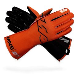 Minus 273 MNS-1 karting handsker, papaya/orange,  str. 3XS - XL