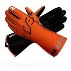 Minus 273 MNS-1 karting handsker, papaya/orange,  str. 3XS - XL