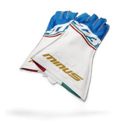 Minus 273 ITALIA Type-3 karting handsker, hvid/bl,  str. 3XS - XL