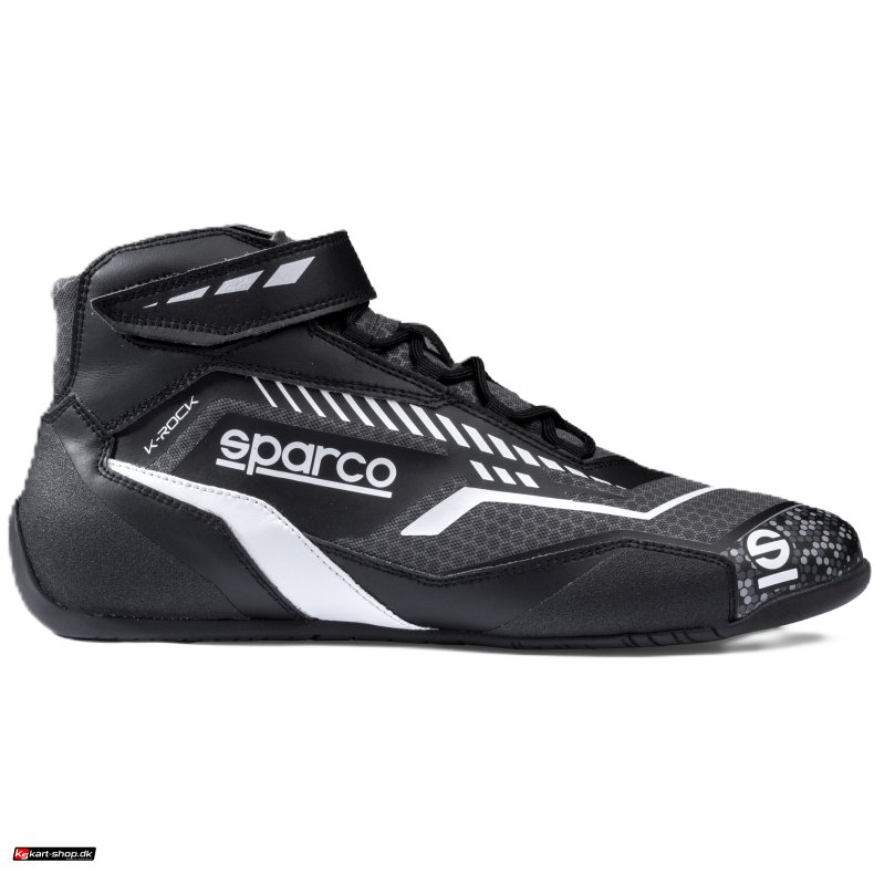 Sparco K-Rock sko, sort/gr str.  32 - 48