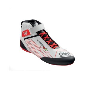 OMP KS-2X sko, FIA 8877-2022, hvid/r�d, str. 34 - 47