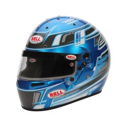  Bell KC7-CMR hjelm, Champion Anthracit/Bl str. 54 - 59