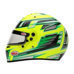 Bell KC7-CMR hjelm, Champion Anthracit/Gul str. 54 - 59