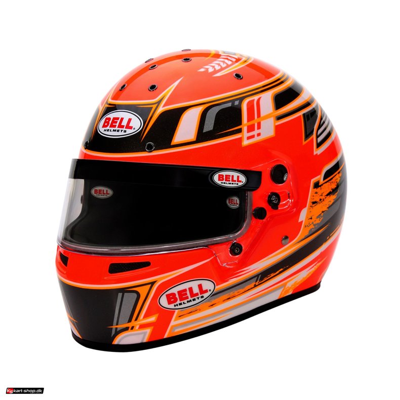 Bell KC7-CMR hjelm, Champion Anthracit/Orange str. 54 - 59