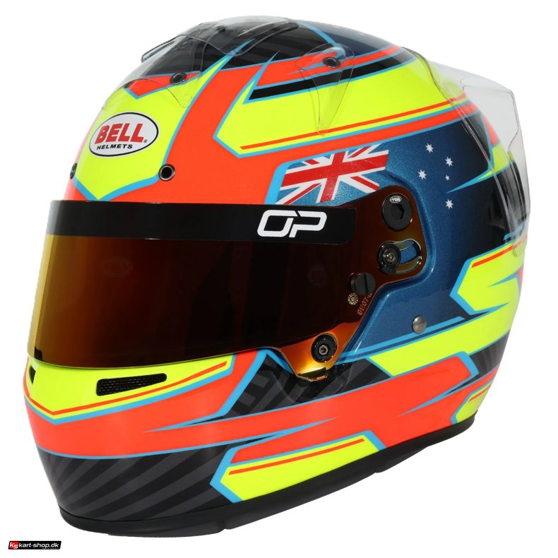 KOMMER SNART P� LAGER !! Bell KC7-CMR Oscar Piastri str. 54 - 59