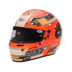 Bell RS7-K hjelm, Stamina anthracite/orange str. S - XL.