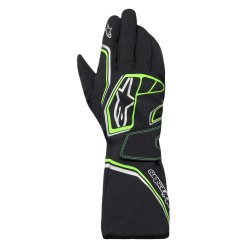 Temptest V3 Waterproof S b�rne handske, Black/Fluo/Green, str. S - XL