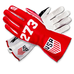 Minus 273 USA RED, karting handsker, r�d, Str. 2XS - XL