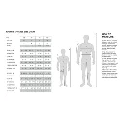 Alpinestars KMX-9 v2 S graph b�rne karting k�redragt, sort/r�d, str. 120-150 cm