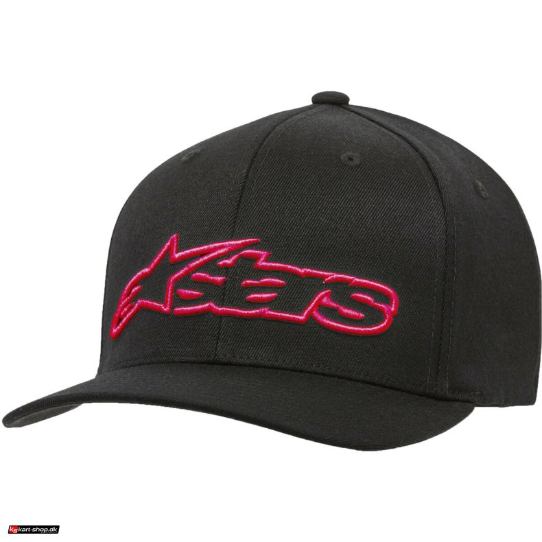 Alpinestars Blaze Flexfit hat, sort/rd, str. S/M - L/XL 