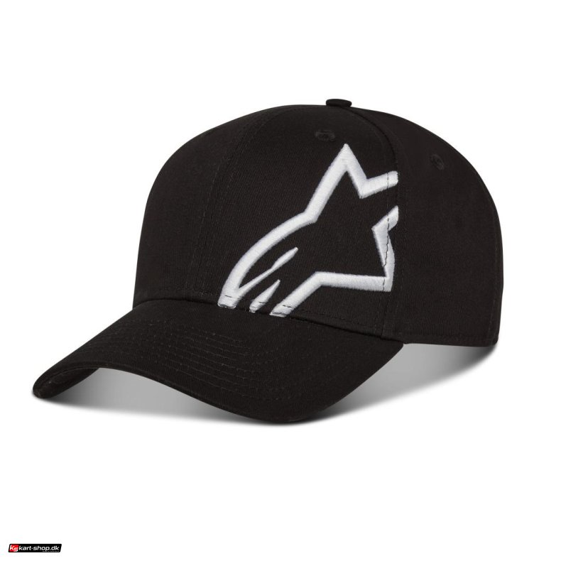 Alpinestars Corp Snap 2 hat, sort/hvid, str. One Size