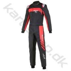Alpinestars KMX 9 v3 graph karting kredragt, sort/rd str. 40-60