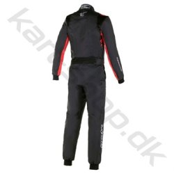 Alpinestars KMX 9 v3 graph karting kredragt, sort/rd str. 40-60