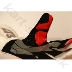 273 Karting handsker, sort/grn fluo, str. XS - XL