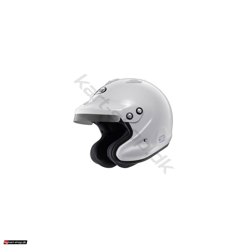 Arai GP-J3 hjelm, Hvid, m/ M6-studs