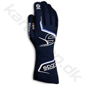 Sparco Arrow handske, bl/hvid, str 8-13