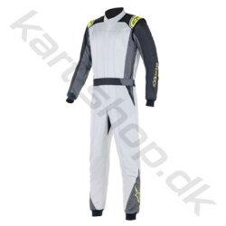 Alpinestars Atom kredragt, slv/anthracite/gul fluo, str. 44-66
