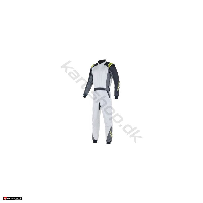 Alpinestars Atom kredragt, slv/anthracite/gul fluo, str. 44-66