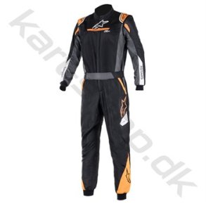 Alpinestars Atom Graphic kredragt, sort/anthracite/orange fluo, str. 44-66