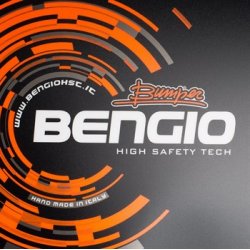 Bengio Bumper Standard, sort/orange fluo, str. XS - XXL 
