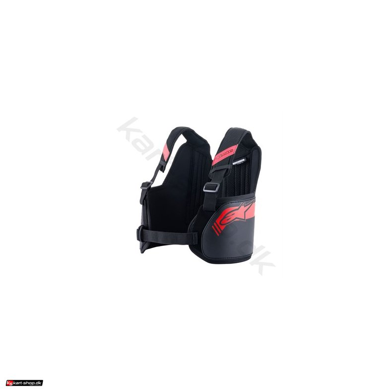 Alpinestars Bionic ribbensbeskytter Youth, sort/rd, One Size