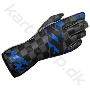 Minus 273 Crenshaw karting handsker, sort/gr/bl, str. 3XS - XL