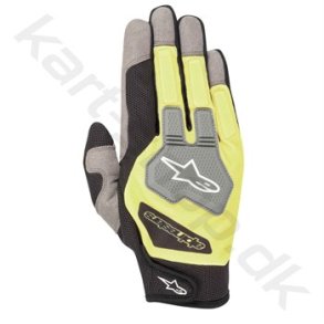 Alpinestars Mekaniker handske, sort/gul fluo