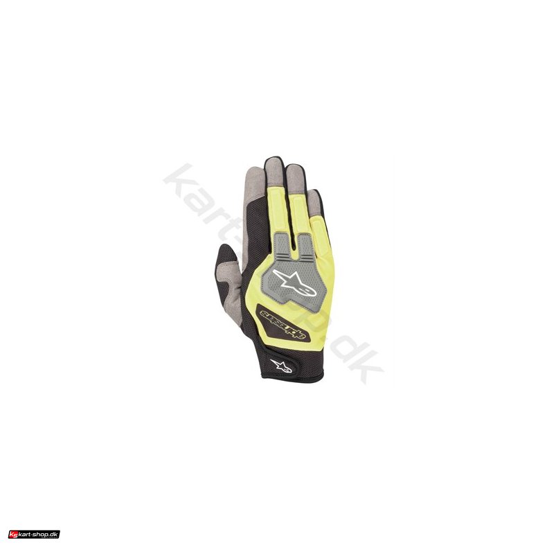 Alpinestars Mekaniker handske, sort/gul fluo