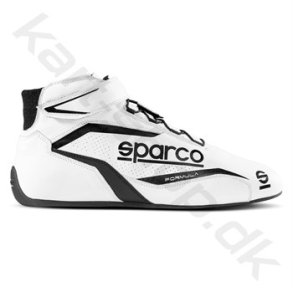 Sparco Formula sko, hvid/sort, str. 37-48