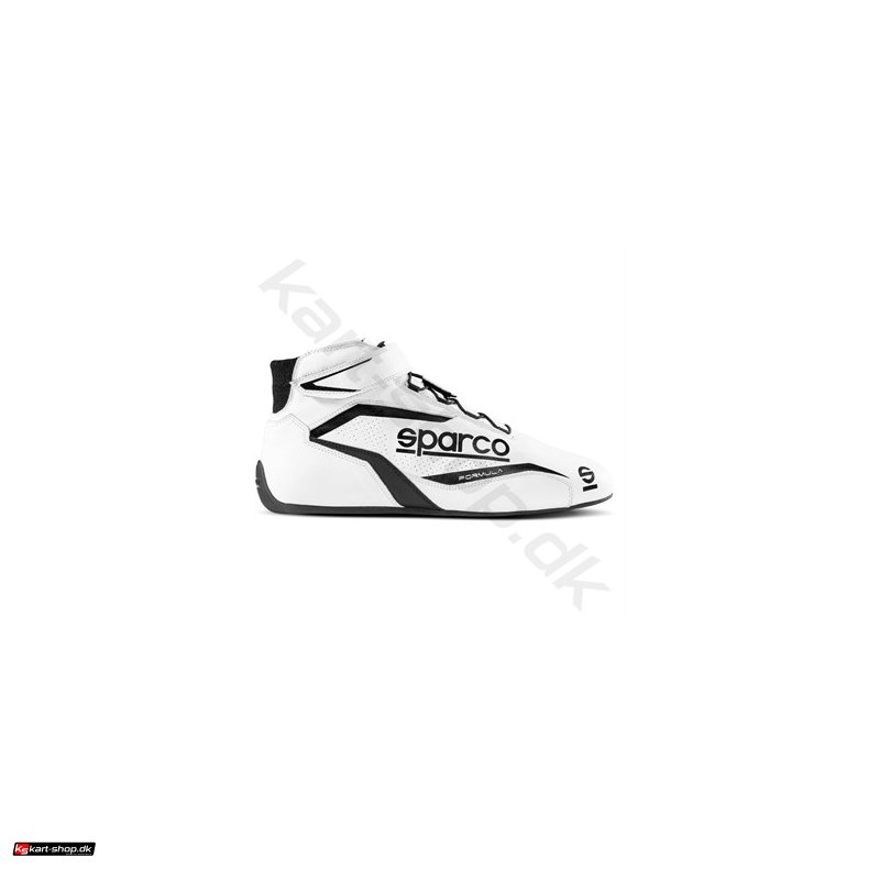 Sparco Formula sko, hvid/sort, str. 37-48