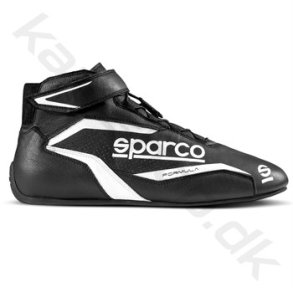 Sparco Formula sko, sort/hvid, str. 37-48
