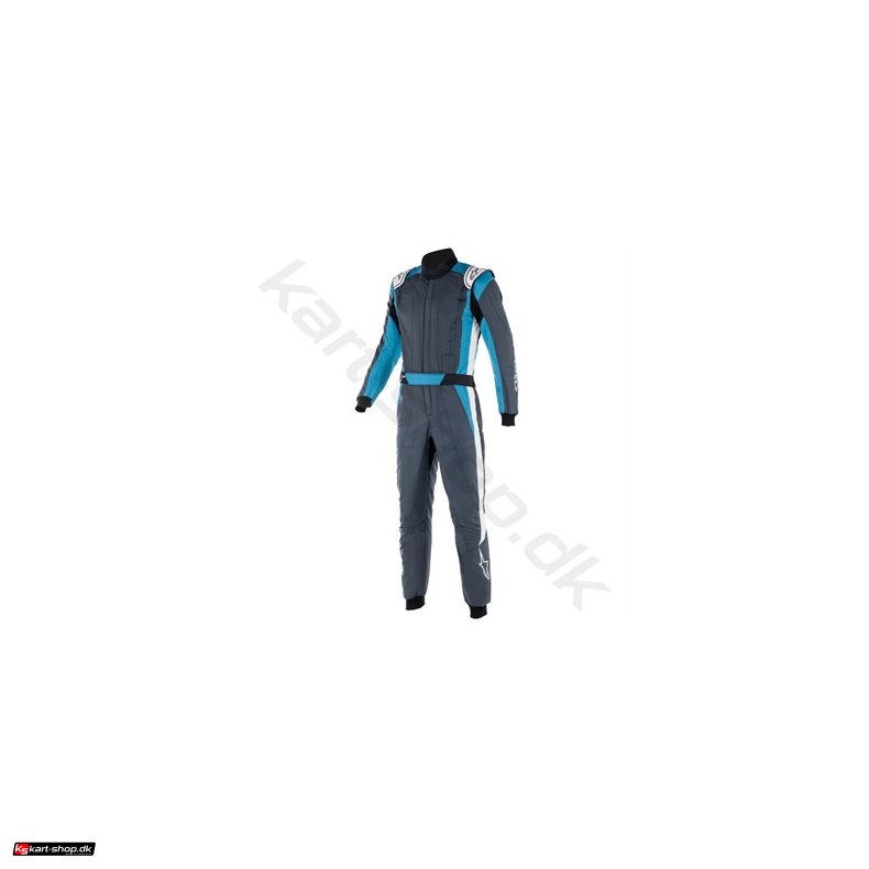 Alpinestars, GP Pro Comp v2 kredragt, asphalt/cyan/hvid, str. 44-64
