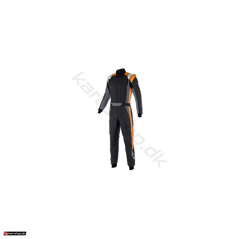 Alpinestars, GP Pro Comp v2 kredragt, sort/asphalt/orange fluo str. 44-64