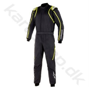 Alpinestars, GP Race v2 kredragt, sort/gul fluo, str. 44-60