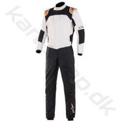 Alpinestars, GP Tech v2 kredragt, sort/hvid/orange fluo, str. 46