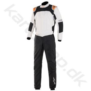 Alpinestars, GP Tech v2 kredragt, sort/hvid/orange fluo, str. 46