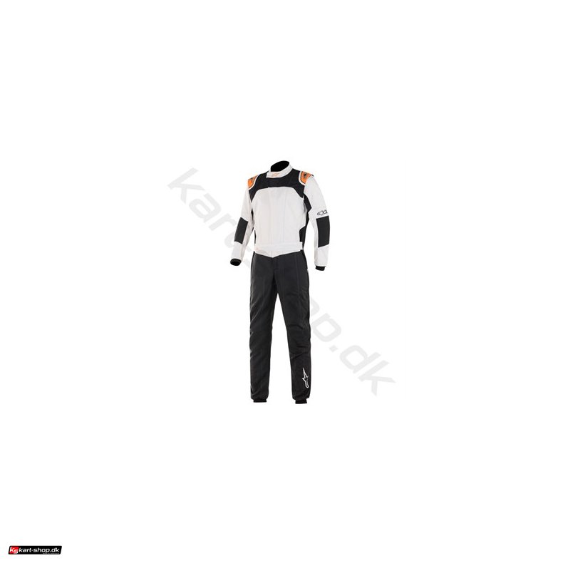 Alpinestars, GP Tech v2 kredragt, sort/hvid/orange fluo, str. 46