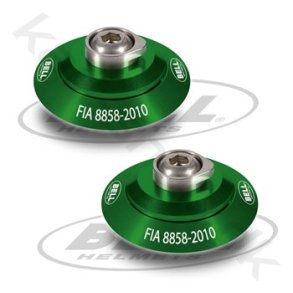 Bell HANS clips, grn