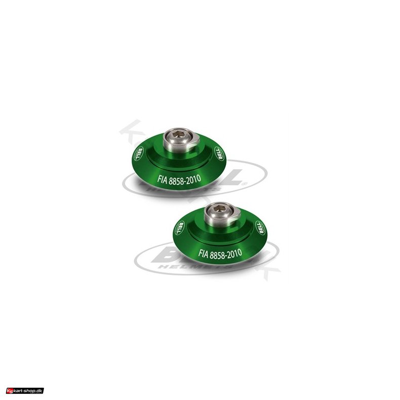 Bell HANS clips, grn