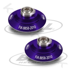 Bell HANS clips, lilla