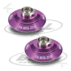 Bell HANS clips, pink