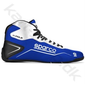 Sparco K-Pole sko, bl/hvid, str. 26-48